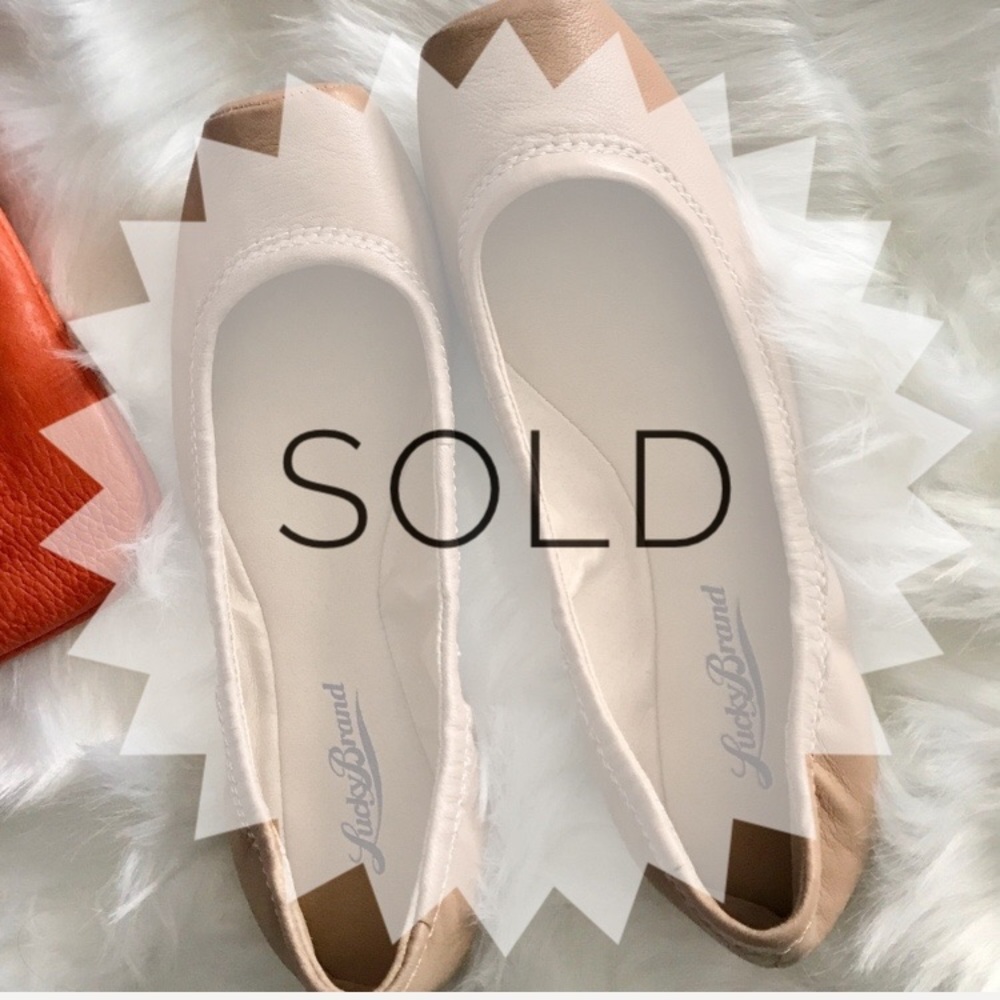 NWOT Lucky Brand 🍀 Emmie flats shoes size 6